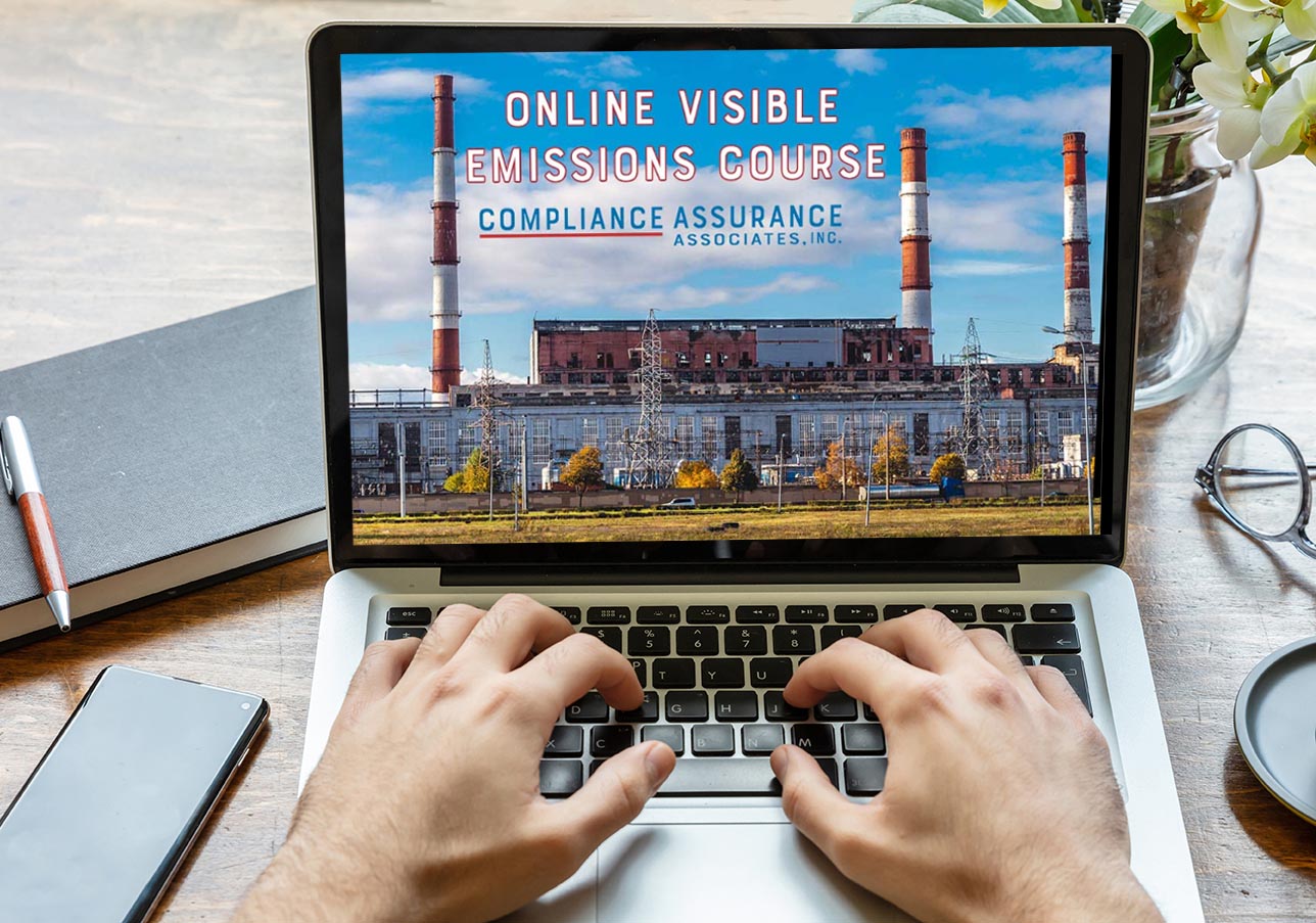 Online course in visible emissions