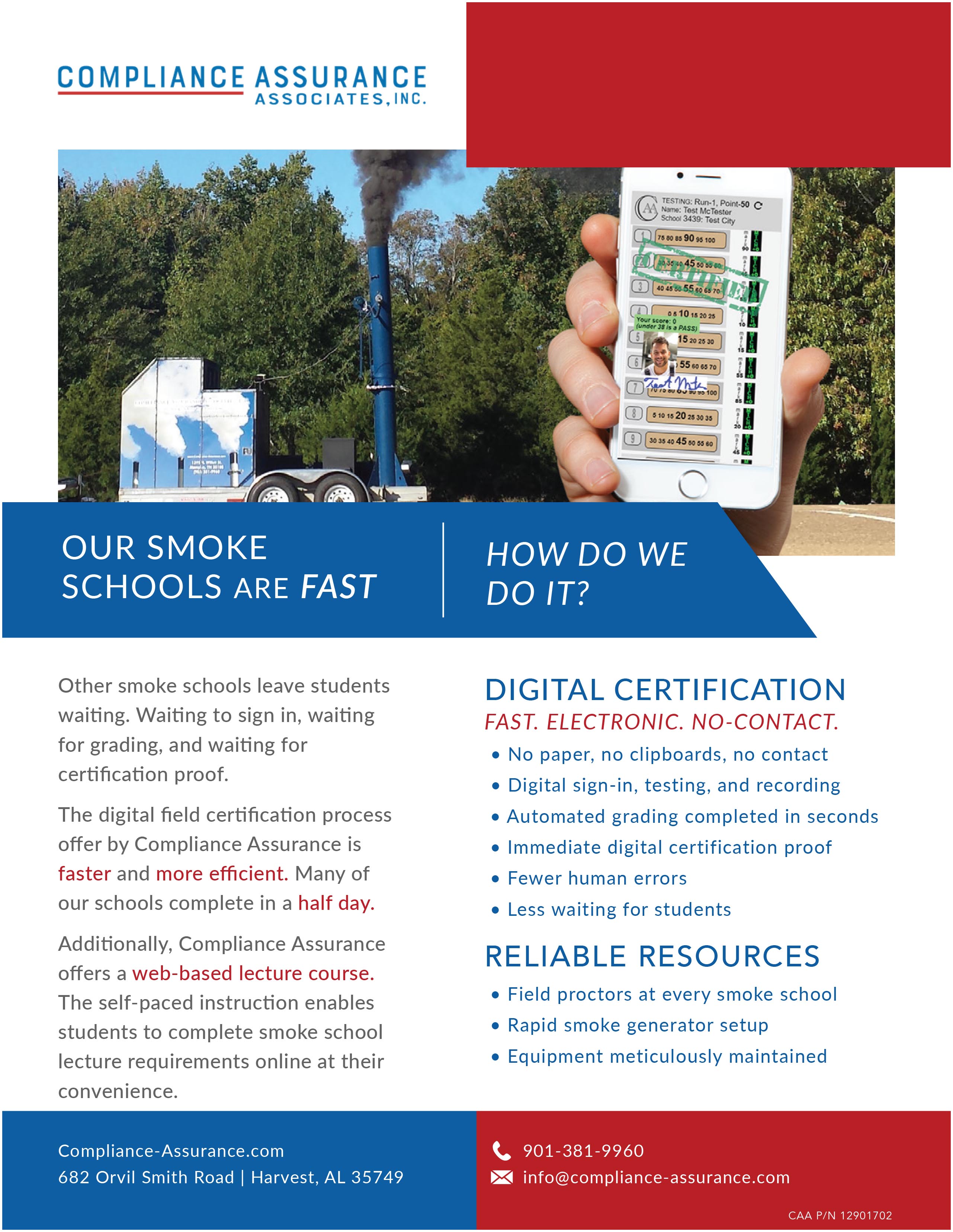 Fast and efficient smoke schools