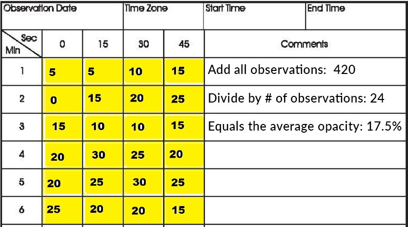 VEO observation form